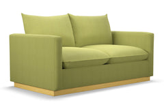 Olivia Apartment Size Sleeper Sofa Bed :: Leg Finish: Natural / Sleeper Option: Memory Foam Mattress