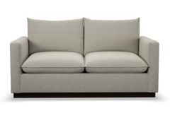 Olivia Twin Size Sleeper Sofa Bed :: Leg Finish: Espresso / Sleeper Option: Memory Foam Mattress