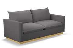 Olivia Queen Size Sleeper Sofa Bed :: Leg Finish: Natural / Sleeper Option: Memory Foam Mattress