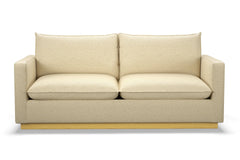 Olivia Queen Size Sleeper Sofa Bed :: Leg Finish: Natural / Sleeper Option: Deluxe Innerspring Mattress