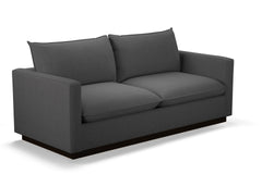 Olivia Queen Size Sleeper Sofa Bed :: Leg Finish: Espresso / Sleeper Option: Deluxe Innerspring Mattress