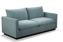 Olivia Queen Size Sleeper Sofa Bed :: Leg Finish: Espresso / Sleeper Option: Memory Foam Mattress