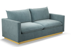 Olivia Queen Size Sleeper Sofa Bed :: Leg Finish: Natural / Sleeper Option: Memory Foam Mattress