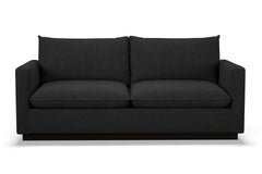 Olivia Queen Size Sleeper Sofa Bed :: Leg Finish: Espresso / Sleeper Option: Memory Foam Mattress