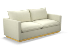 Olivia Queen Size Sleeper Sofa Bed :: Leg Finish: Natural / Sleeper Option: Deluxe Innerspring Mattress