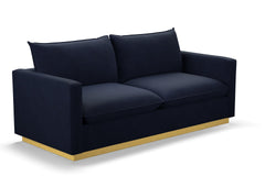 Olivia Queen Size Sleeper Sofa Bed :: Leg Finish: Natural / Sleeper Option: Memory Foam Mattress