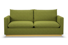 Olivia Queen Size Sleeper Sofa Bed :: Leg Finish: Natural / Sleeper Option: Memory Foam Mattress