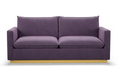 Olivia Queen Size Sleeper Sofa Bed :: Leg Finish: Natural / Sleeper Option: Memory Foam Mattress