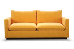 Olivia Queen Size Sleeper Sofa Bed :: Leg Finish: Espresso / Sleeper Option: Memory Foam Mattress