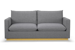 Olivia Queen Size Sleeper Sofa Bed :: Leg Finish: Natural / Sleeper Option: Deluxe Innerspring Mattress