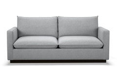 Olivia Queen Size Sleeper Sofa Bed :: Leg Finish: Espresso / Sleeper Option: Memory Foam Mattress