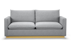 Olivia Queen Size Sleeper Sofa Bed :: Leg Finish: Natural / Sleeper Option: Deluxe Innerspring Mattress