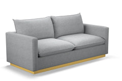 Olivia Queen Size Sleeper Sofa Bed :: Leg Finish: Natural / Sleeper Option: Deluxe Innerspring Mattress