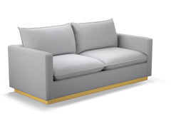 Olivia Queen Size Sleeper Sofa Bed :: Leg Finish: Natural / Sleeper Option: Memory Foam Mattress