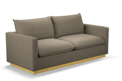 Olivia Queen Size Sleeper Sofa Bed :: Leg Finish: Natural / Sleeper Option: Deluxe Innerspring Mattress