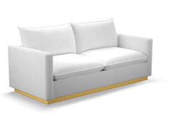 Olivia Queen Size Sleeper Sofa Bed :: Leg Finish: Natural / Sleeper Option: Deluxe Innerspring Mattress