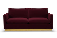 Olivia Queen Size Sleeper Sofa Bed :: Leg Finish: Natural / Sleeper Option: Memory Foam Mattress