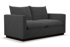 Olivia Twin Size Sleeper Sofa Bed :: Leg Finish: Espresso / Sleeper Option: Memory Foam Mattress