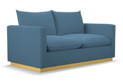 Olivia Apartment Size Sleeper Sofa Bed :: Leg Finish: Natural / Sleeper Option: Memory Foam Mattress