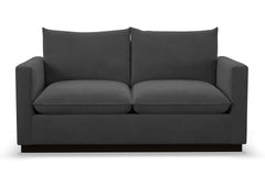 Olivia Twin Size Sleeper Sofa Bed :: Leg Finish: Espresso / Sleeper Option: Deluxe Innerspring Mattress