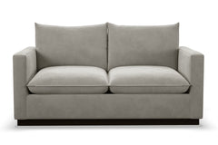 Olivia Apartment Size Sleeper Sofa Bed :: Leg Finish: Espresso / Sleeper Option: Deluxe Innerspring Mattress