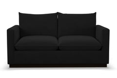 Olivia Apartment Size Sleeper Sofa Bed :: Leg Finish: Espresso / Sleeper Option: Deluxe Innerspring Mattress