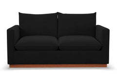 Olivia Apartment Size Sofa :: Leg Finish: Pecan / Size: Apartment Size - 71&quot;w