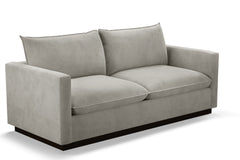 Olivia Queen Size Sleeper Sofa Bed :: Leg Finish: Espresso / Sleeper Option: Memory Foam Mattress