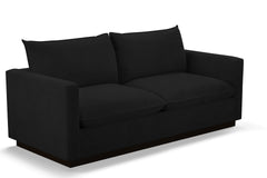 Olivia Queen Size Sleeper Sofa Bed :: Leg Finish: Espresso / Sleeper Option: Deluxe Innerspring Mattress