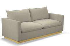 Olivia Queen Size Sleeper Sofa Bed :: Leg Finish: Natural / Sleeper Option: Deluxe Innerspring Mattress