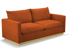 Olivia Queen Size Sleeper Sofa Bed :: Leg Finish: Natural / Sleeper Option: Memory Foam Mattress