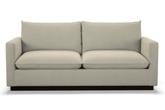 Olivia Queen Size Sleeper Sofa Bed :: Leg Finish: Espresso / Sleeper Option: Deluxe Innerspring Mattress