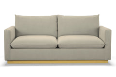 Olivia Queen Size Sleeper Sofa Bed :: Leg Finish: Natural / Sleeper Option: Deluxe Innerspring Mattress