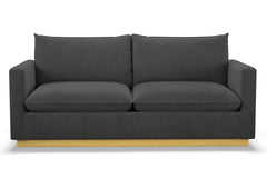 Olivia Queen Size Sleeper Sofa Bed :: Leg Finish: Natural / Sleeper Option: Memory Foam Mattress