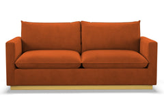 Olivia Queen Size Sleeper Sofa Bed :: Leg Finish: Natural / Sleeper Option: Memory Foam Mattress