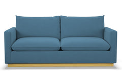 Olivia Queen Size Sleeper Sofa Bed :: Leg Finish: Natural / Sleeper Option: Deluxe Innerspring Mattress