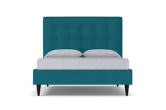 Palmer Drive Upholstered Platform Bed :: Leg Finish: Espresso / Size: California King