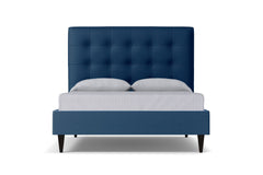 Palmer Drive Upholstered Platform Bed :: Leg Finish: Espresso / Size: King