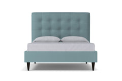 Palmer Drive Upholstered Platform Bed :: Leg Finish: Espresso / Size: California King