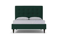 Palmer Drive Upholstered Platform Bed :: Leg Finish: Espresso / Size: California King