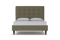 Palmer Drive Upholstered Platform Bed :: Leg Finish: Espresso / Size: California King