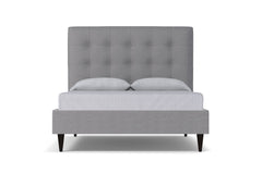 Palmer Drive Upholstered Platform Bed :: Leg Finish: Espresso / Size: California King