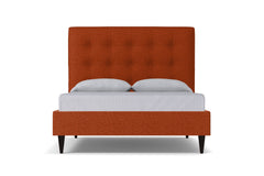 Palmer Drive Upholstered Platform Bed :: Leg Finish: Espresso / Size: California King