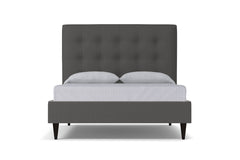 Palmer Drive Upholstered Platform Bed :: Leg Finish: Espresso / Size: California King