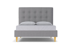 Palmer Drive Upholstered Platform Bed :: Leg Finish: Natural / Size: California King