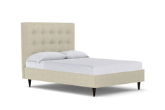 Palmer Drive Upholstered Platform Bed :: Leg Finish: Espresso / Size: California King