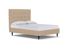 Palmer Drive Upholstered Platform Bed :: Leg Finish: Espresso / Size: California King