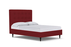 Palmer Drive Upholstered Platform Bed :: Leg Finish: Espresso / Size: Full