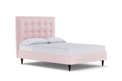 Palmer Drive Upholstered Platform Bed :: Leg Finish: Espresso / Size: California King