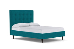 Palmer Drive Upholstered Platform Bed :: Leg Finish: Espresso / Size: California King